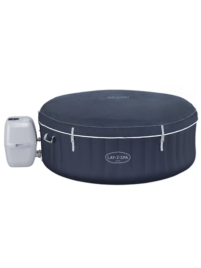 Спа - бассейн Miami EnergySense AirJet 4 Dark Blue, 180×66 см, фильтр-насос, тент, дозатор для химии, аэромассаж, круглый, 6001C Bestway