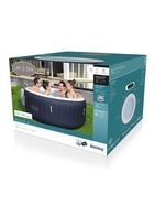 Спа – бассейн Miami EnergySense AirJet 4 Dark Blue, 180×66 см, фильтр-насос, тент, дозатор для химии, аэромассаж, круглый, 6001C Bestway 10930609 - фото 8298881
