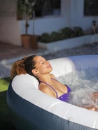 Спа – бассейн Miami EnergySense AirJet 4 Dark Blue, 180×66 см, фильтр-насос, тент, дозатор для химии, аэромассаж, круглый, 6001C Bestway 10930609 - фото 8298868