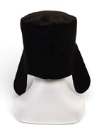 Шапка для бани и сауны «Ушанка», полиэфир, чёрно-белая  (артикул 10984932)  большой выбор товаров оптом и в розницу по низким ценам с доставкой