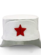 Шапка для бани и сауны «Ушанка», полиэфир, белая - фото 69482305