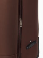 УЦЕНКА Чемодан на колёсах TEXTURA, 74 л, кодовый замок, с увеличением, 42×26×68 см, 24", коричневый - Фото 12