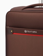 УЦЕНКА Чемодан на колёсах TEXTURA, 74 л, кодовый замок, с увеличением, 42×26×68 см, 24", коричневый - Фото 3