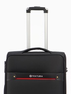 УЦЕНКА Чемодан на колёсах TEXTURA, 74 л, кодовый замок, с увеличением, 42×26×68 см, 24", чёрный - Фото 4