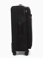 УЦЕНКА Чемодан на колёсах TEXTURA, 109 л, кодовый замок, текстильный, с увеличением, 47×30×78 см, 28", чёрный - Фото 7