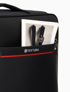 УЦЕНКА Чемодан на колёсах TEXTURA, 109 л, кодовый замок, текстильный, с увеличением, 47×30×78 см, 28", чёрный - Фото 10