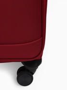 УЦЕНКА Чемодан на колёсах TEXTURA, 74 л, кодовый замок, с увеличением, 42×26×68 см, 24", красный - Фото 15