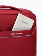 УЦЕНКА Чемодан на колёсах TEXTURA, 74 л, кодовый замок, с увеличением, 42×26×68 см, 24", красный - Фото 10