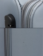 УЦЕНКА Чемодан на колёсах TEXTURA, 74 л, кодовый замок, с увеличением, наружный карман, 42×26×68 см, 24", серый - Фото 2