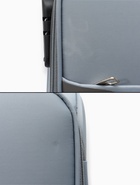 УЦЕНКА Чемодан на колёсах TEXTURA, 109 л, кодовый замок, текстильный, с увеличением, 47×30×78 см, 28", серый - Фото 15