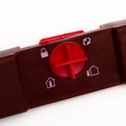 УЦЕНКА Дверь для животных с 4 режимами, проем 15×15.5 (общ. 22.5×20 см), тёмно-коричневая - Фото 5