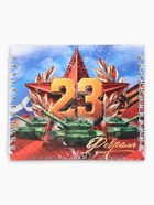 Двойной блокнот на гребне, мягкая обложка, размер 14.5×12 см, 48 л. «Танки» - Фото 6