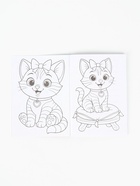 Подарочный набор, блокнот раскраска А6, 32 л., ручка пиши-стирай «Кошка» - Фото 2