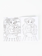 Подарочный набор, блокнот раскраска А6, 32 л., ручка пиши-стирай «Принцесса» - Фото 2