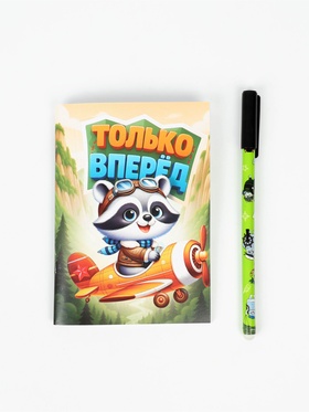 Подарочный набор: блокнот раскраска А6, 32 л.и ручка пиши-стирай 