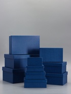 Набор подарочных коробок 10 в 1 «Синий», 30×19×12 - 12×6.5×4 см - фото 68979975