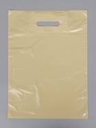 Пакет полиэтиленовый с вырубной ручкой, Кофе с молоком 30-40 См, 30 мкм (комплект 50 шт) - фото 68979983