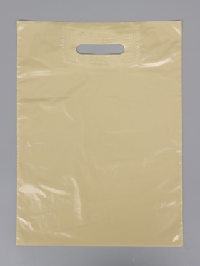 Пакет полиэтиленовый с вырубной ручкой, Кофе с молоком 30-40 См, 30 мкм (комплект 50 шт)