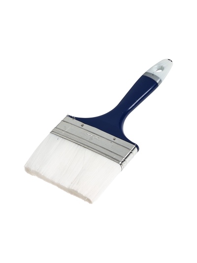 УЦЕНКА Кисть плоская ТУНДРА, искусственная щетина, пластиковая рукоятка, 4", 100 мм