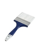 УЦЕНКА Кисть плоская ТУНДРА, искусственная щетина, пластиковая рукоятка, 4", 100 мм - Фото 3