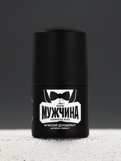 Дезодорант мужской «100% мужчина», 50 мл, Чистое счастье