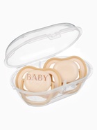 Соска-пустышка 2 шт. в контейнере, силикон, от 6 мес, бежевый, Mum&Baby 10895384