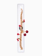 Браслет на цепи «Вишневый рай. Большая вишенка», красный в золоте  (артикул 10905785)  большой выбор товаров оптом и в розницу по низким ценам с доставкой