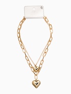 Кулон на цепочке «Сердечки», 2 яруса, цвет золото - Фото 5