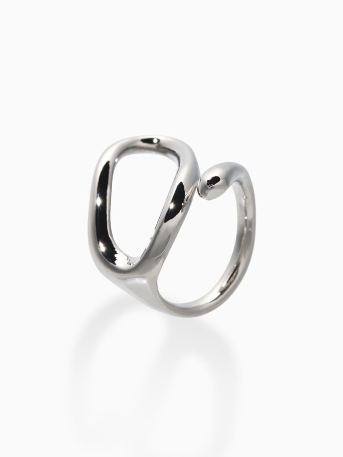 Кольцо «Витое», медь, цвет серебро, безразмерное