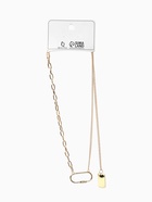 Цепь «Карабин», L=40 см, цвет золото - Фото 6