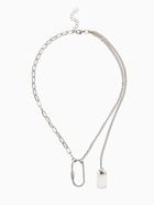 Цепь «Карабин», цвет серебро - фото 68980071