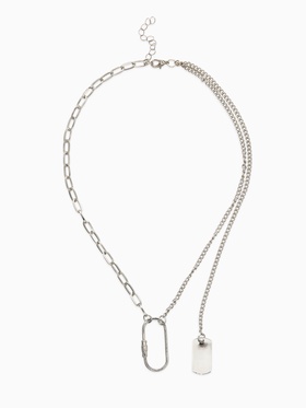 Цепь «Карабин», цвет серебро