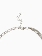 Цепь «Карабин», L=40 см, цвет серебро - Фото 4