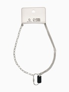 Цепь «Карабин», цвет серебро - фото 68980075