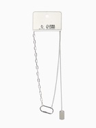 Цепь «Карабин», L=40 см, цвет серебро - Фото 6