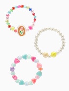 Браслет детский набор 3 шт. «Выбражулька. Тюльпан и Сердце», МИКС (комплект 2 шт) - фото 68980086