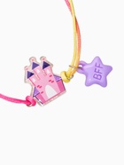 Браслеты детские парные «Выбражулька. Неразлучники. Замок и звезды», фиолетовые (комплект 2 шт) - фото 68980099