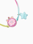 Браслеты детские парные «Выбражулька. Неразлучники. Пончик и Единорог», разноцветный (комплект 2 шт) - фото 68980109