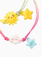 Браслеты детские парные «Выбражулька. Неразлучники. Солнце и Облако», разноцветный (комплект 2 шт) - фото 68980113