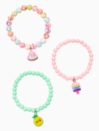 Браслет детский набор 3 шт. «Выбражулька. Фрукты и Бусины кракелюр», МИКС (комплект 2 шт) - фото 68980120