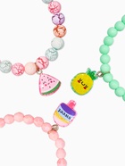 Браслет детский набор 3 шт. «Выбражулька. Фрукты и Бусины кракелюр», МИКС (комплект 2 шт) - фото 68980121