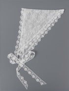 Косынка - платок на пояс MINAKU, кружево, 150×30±3 см, белый - Фото 3