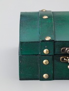 УЦЕНКА Шкатулка дерево сундучок «Алиенора» с заклёпками, выпуклая, зелёный 15×11.5×7.5 см - Фото 9