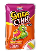 Мягкая карамель с игрушкой и татуировкой "Супер Стик с 3D пазлом" (животные) 5гр  (артикул 10984587)  большой выбор товаров оптом и в розницу по низким ценам с доставкой