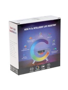 УЦЕНКА Портативная колонка- ночник G63, 15 Вт колонка, 15 W зарядка, 1800 мАч, подсветка, белая 1 10989485