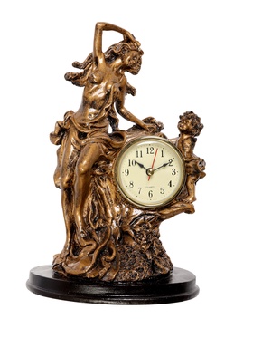 {{photo.Alt || photo.Description || 'УЦЕНКА Часы настольные интерьерные на батарейках «Каминные. Мать и дитя», 14×10×25 см, d=6 см 51'}}