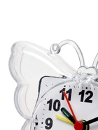 УЦЕНКА Часы - будильник настольные «Бабочка», дискретный ход, циферблат 5.5 см, 9×8 см, АА, белые 70 10989488