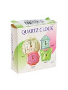 УЦЕНКА Часы - будильник настольные «Бабочка», дискретный ход, циферблат 5.5 см, 9×8 см, АА, белые 70 10989488