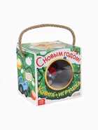 УЦЕНКА Набор с игрушкой «С Новым годом», книга + мягкая игрушка, Синий трактор - Фото 5