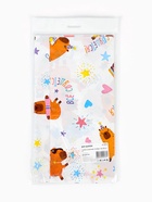 Скатерть одноразовая «Капибара», 120×180 см  (артикул 10980705)  большой выбор товаров оптом и в розницу по низким ценам с доставкой